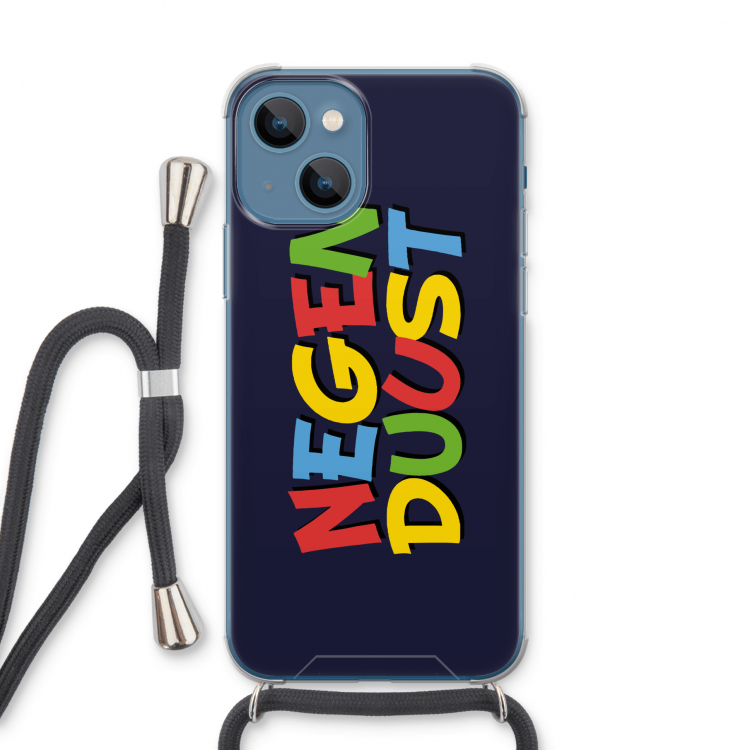 90's One: iPhone 13 Transparant Hoesje met koord