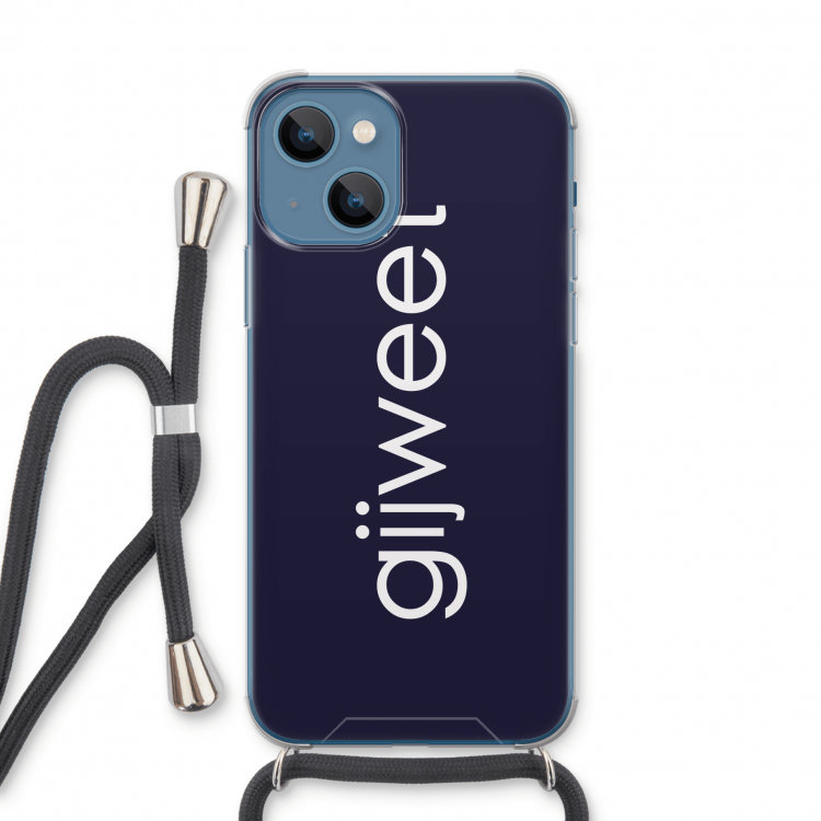 Gijweet: iPhone 13 Transparant Hoesje met koord
