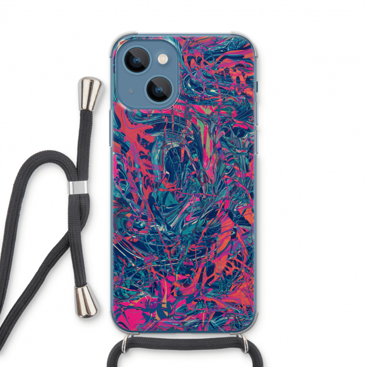 Sleeping Dreams: iPhone 13 Transparant Hoesje met koord