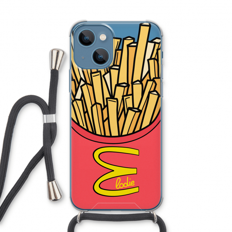 McElodie: iPhone 13 Transparant Hoesje met koord