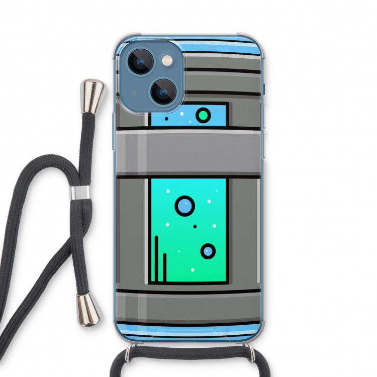 Chug Bottle: iPhone 13 Transparant Hoesje met koord