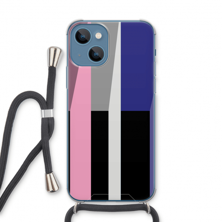 Gestalte 4: iPhone 13 Transparant Hoesje met koord