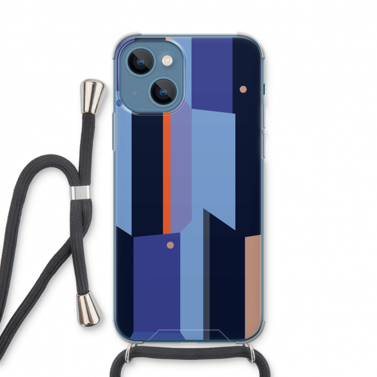 Gestalte 3: iPhone 13 Transparant Hoesje met koord