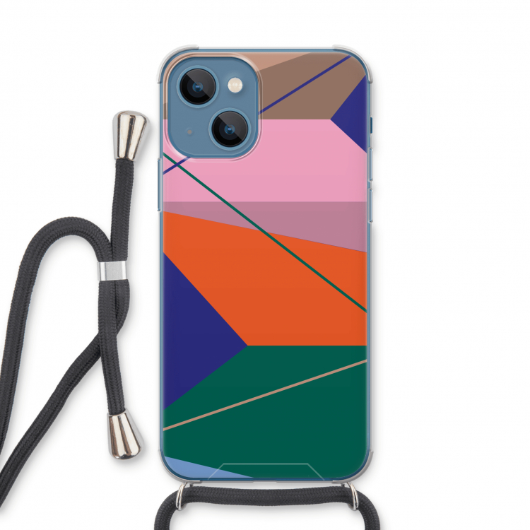Gestalte 1: iPhone 13 Transparant Hoesje met koord