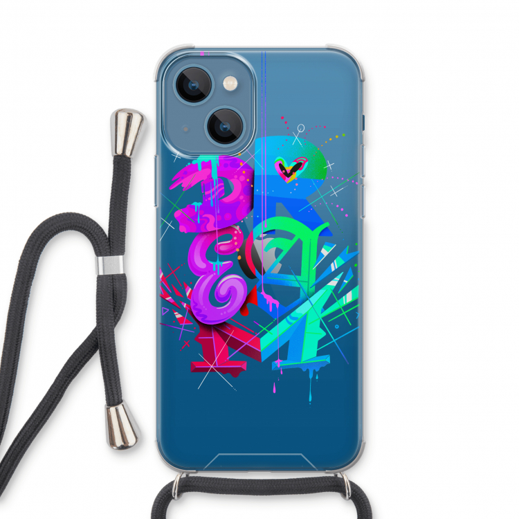 Dream: iPhone 13 Transparant Hoesje met koord