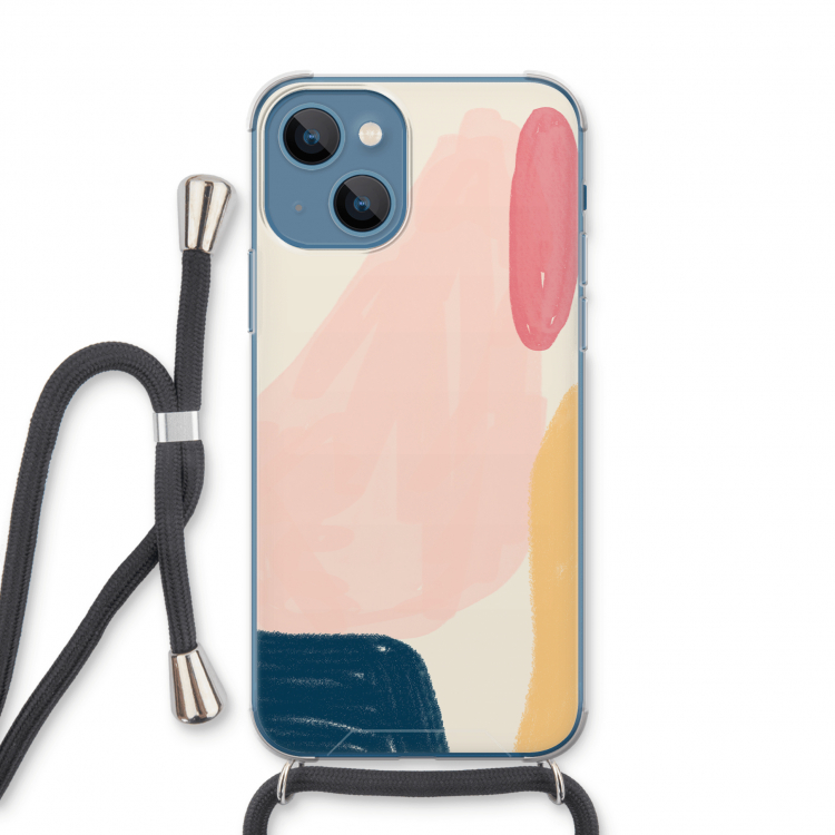 Saturday Flow: iPhone 13 Transparant Hoesje met koord