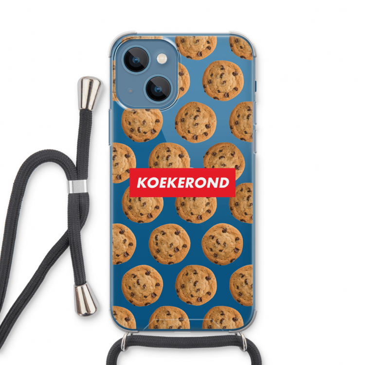 Koekerond: iPhone 13 Transparant Hoesje met koord