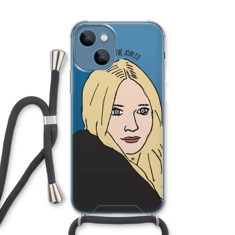 Ashley: iPhone 13 Transparant Hoesje met koord