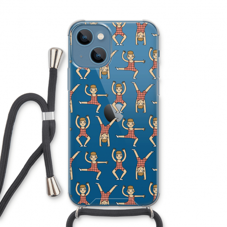 Gymboys: iPhone 13 Transparant Hoesje met koord
