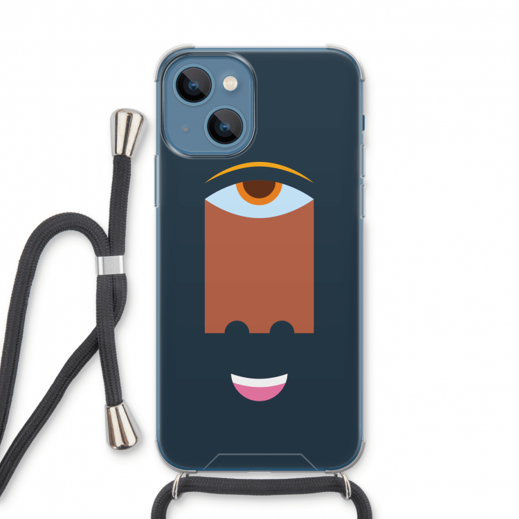 Mono M: iPhone 13 Transparant Hoesje met koord