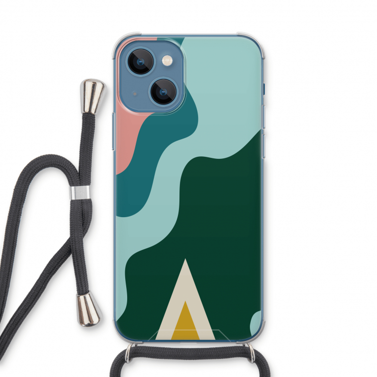 Noor B: iPhone 13 Transparant Hoesje met koord