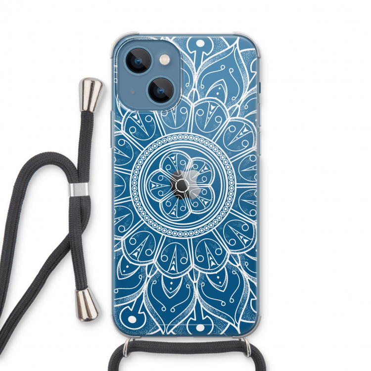 Roses Are Red: iPhone 13 Transparant Hoesje met koord