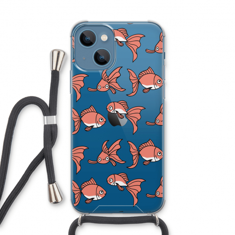 Blub: iPhone 13 Transparant Hoesje met koord