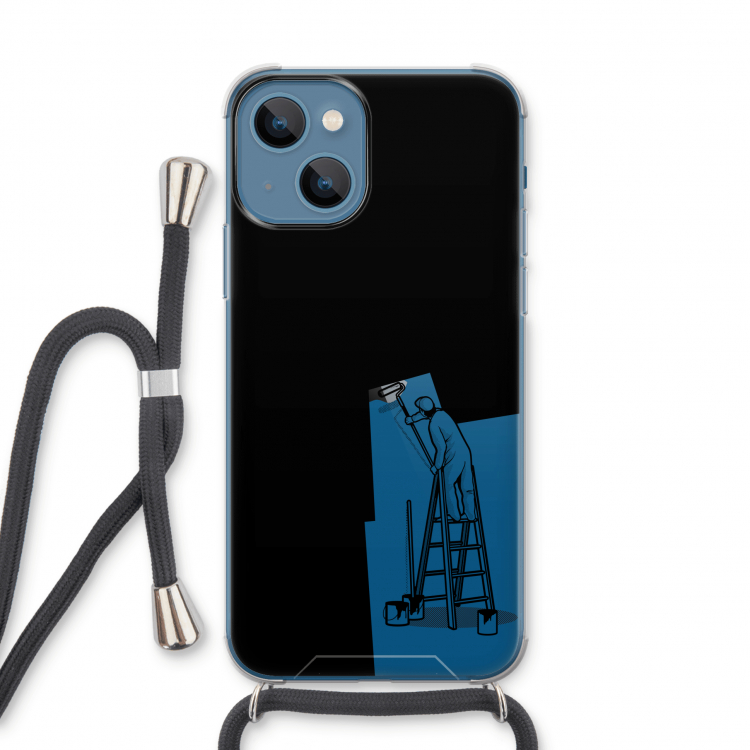 Musketon Painter: iPhone 13 Transparant Hoesje met koord