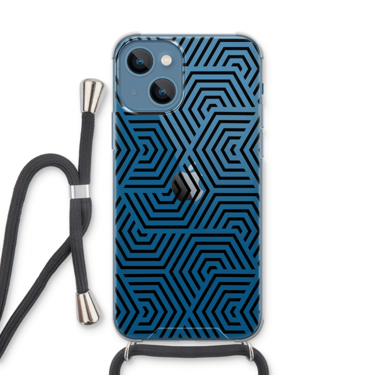 Magic pattern: iPhone 13 Transparant Hoesje met koord