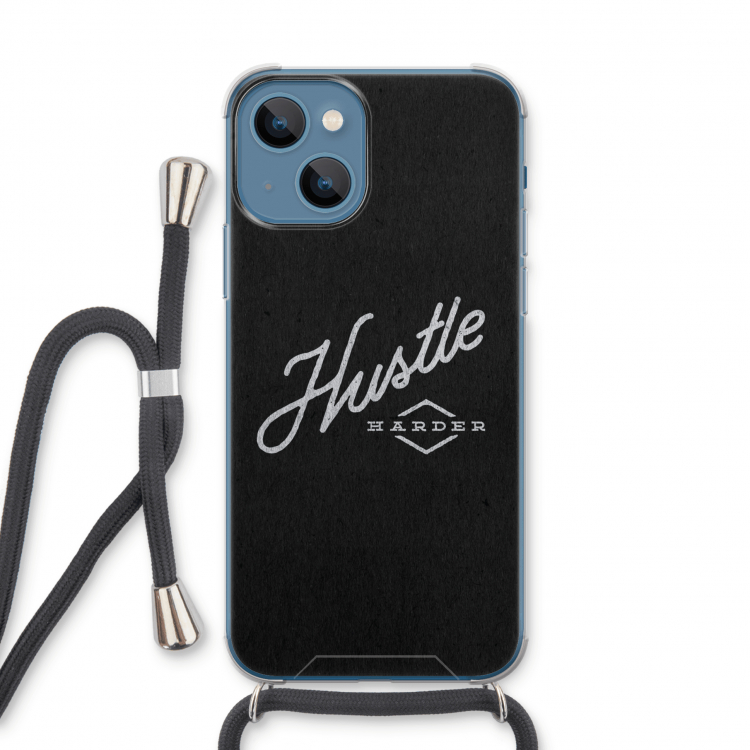 Hustle: iPhone 13 Transparant Hoesje met koord