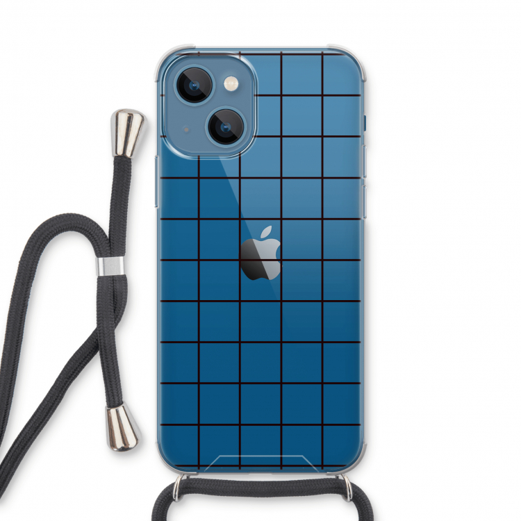Rooster: iPhone 13 Transparant Hoesje met koord