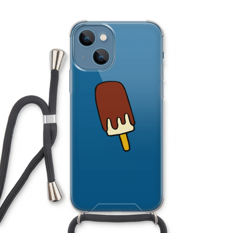 Frisco: iPhone 13 Transparant Hoesje met koord