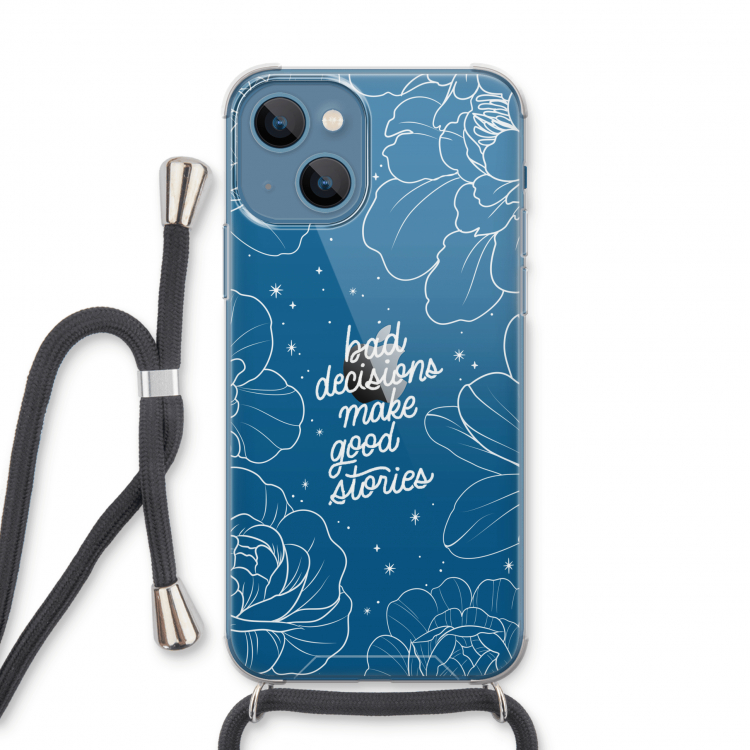 Good stories: iPhone 13 Transparant Hoesje met koord