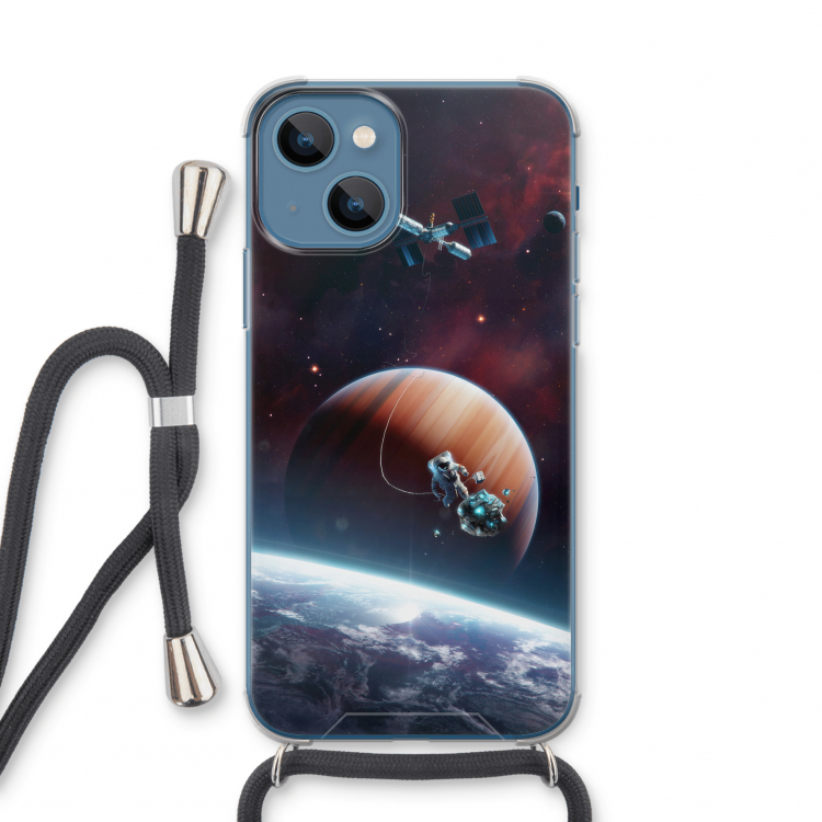Examiner: iPhone 13 mini Transparant Hoesje met koord