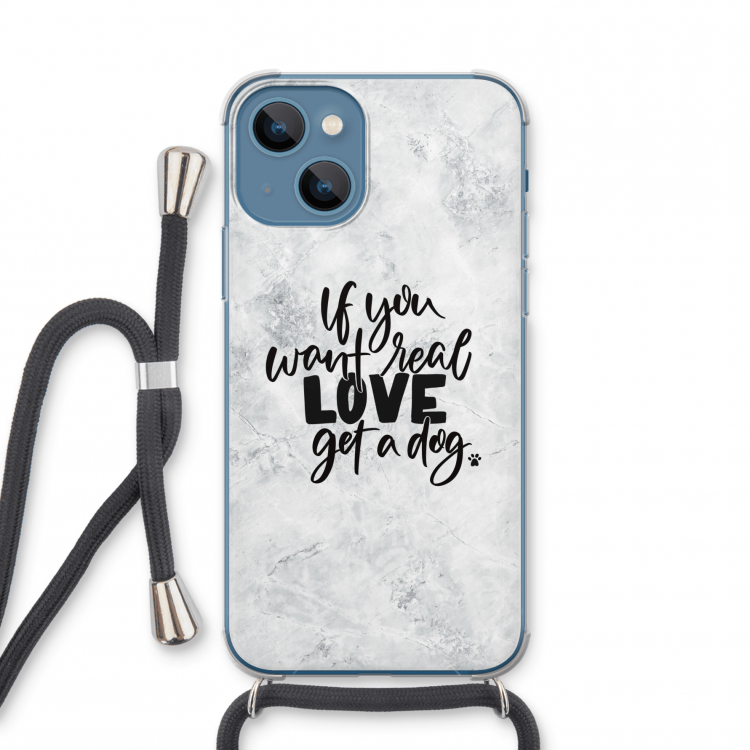 Partner in crime: iPhone 13 mini Transparant Hoesje met koord