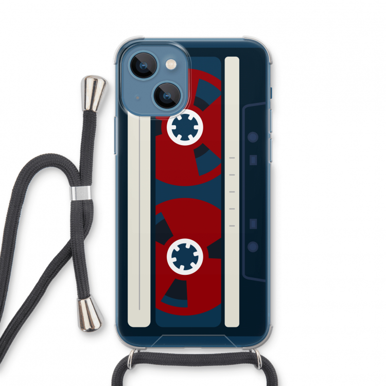 Here's your tape: iPhone 13 mini Transparant Hoesje met koord