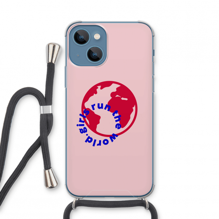 Run The World: iPhone 13 mini Transparant Hoesje met koord