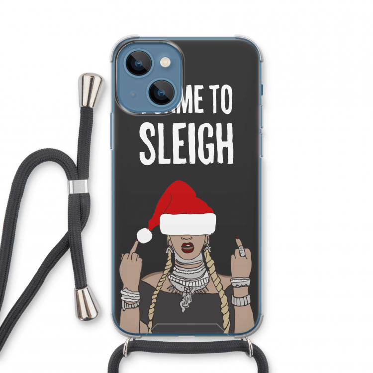 Came To Sleigh: iPhone 13 mini Transparant Hoesje met koord