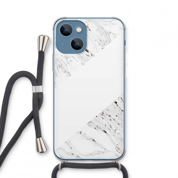 Biggest stripe: iPhone 13 mini Transparant Hoesje met koord