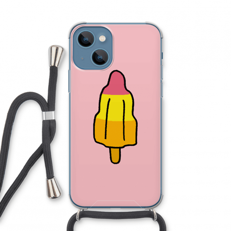 Raketijsje: iPhone 13 mini Transparant Hoesje met koord