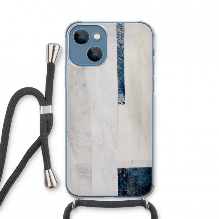 Meet you there: iPhone 13 mini Transparant Hoesje met koord