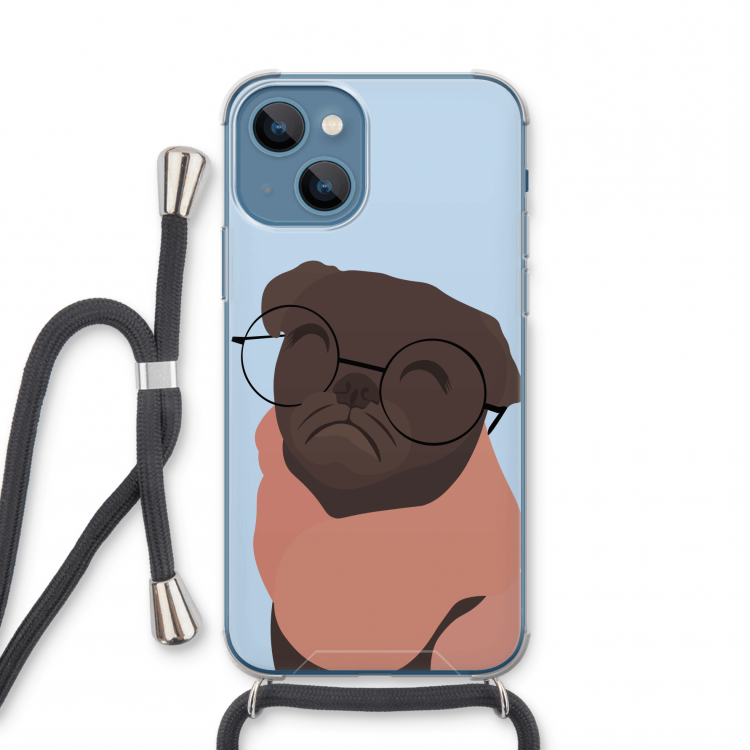 Ludo: iPhone 13 mini Transparant Hoesje met koord