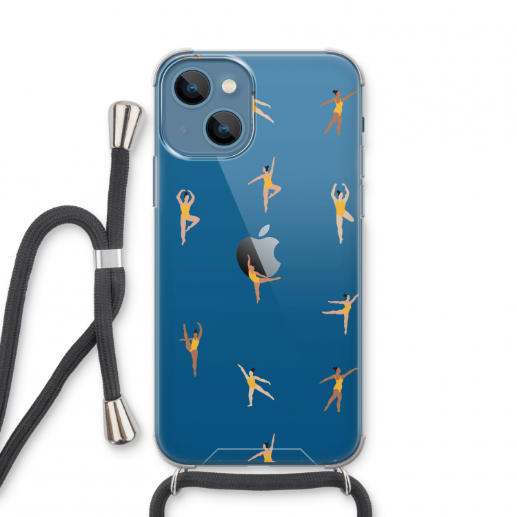 Dans #2: iPhone 13 mini Transparant Hoesje met koord