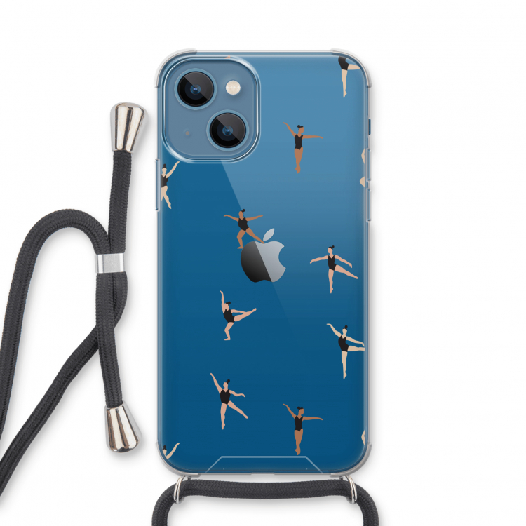 Dancing #1: iPhone 13 mini Transparant Hoesje met koord