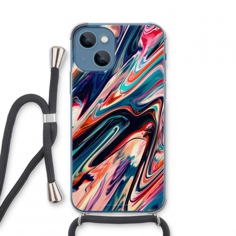 Quantum Being: iPhone 13 mini Transparant Hoesje met koord