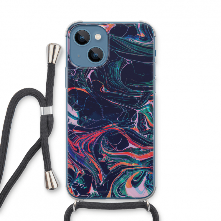 Light Years Beyond: iPhone 13 mini Transparant Hoesje met koord