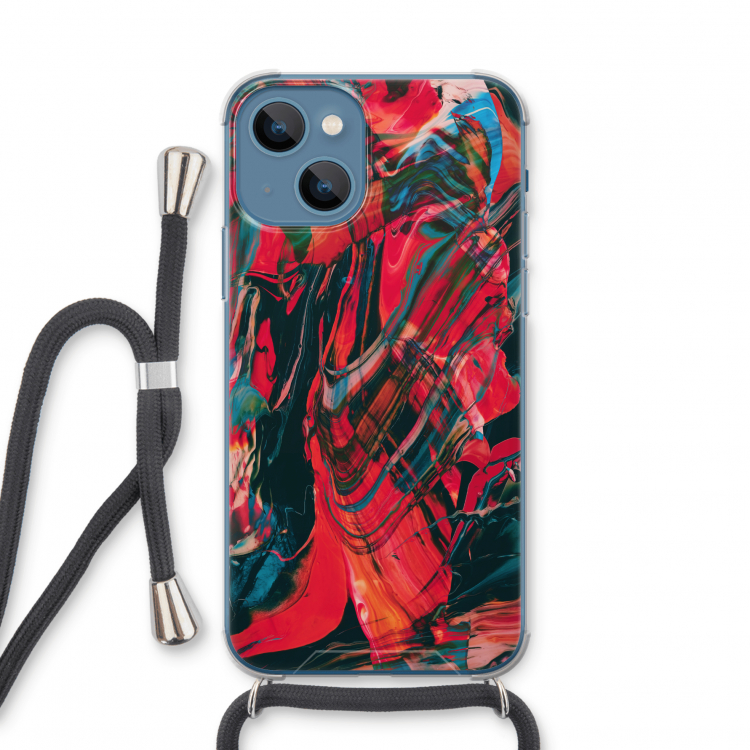 Endless Descent: iPhone 13 mini Transparant Hoesje met koord
