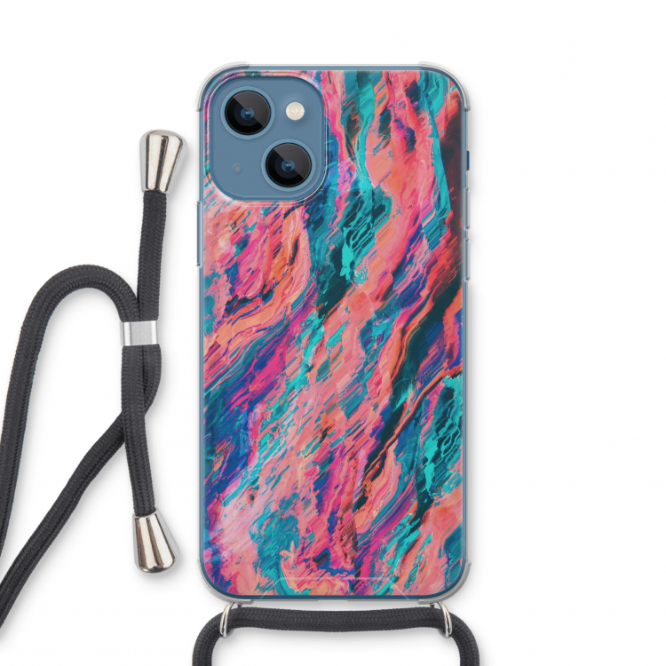 Electric Times: iPhone 13 mini Transparant Hoesje met koord