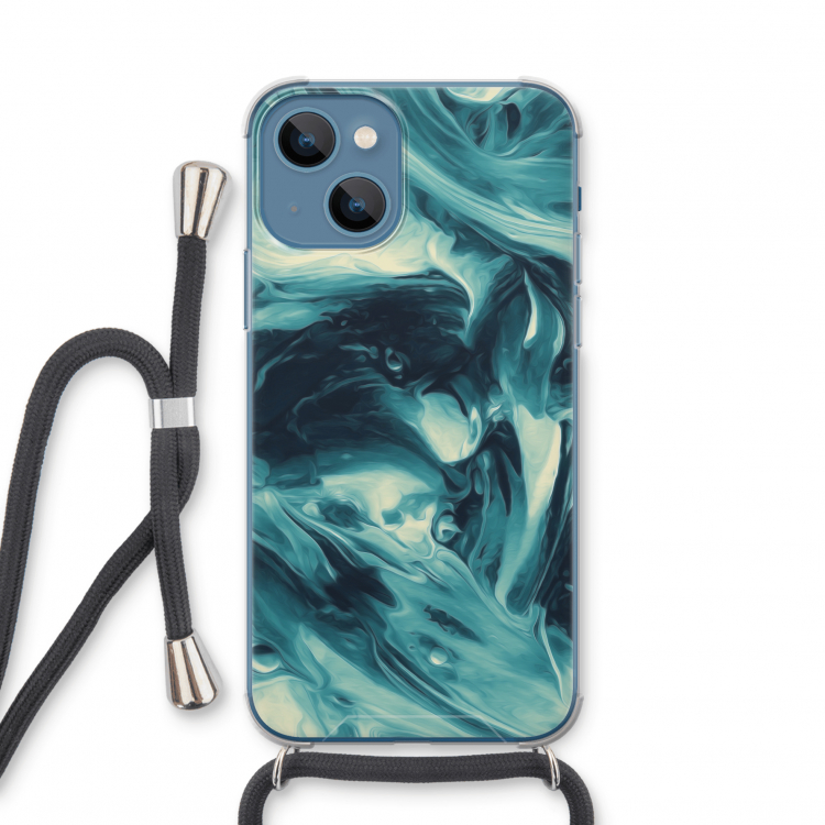 Dreaming About Whales: iPhone 13 mini Transparant Hoesje met koord