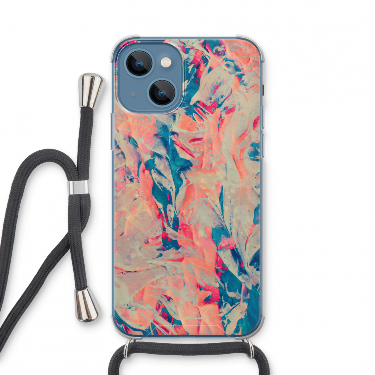 Alone: iPhone 13 mini Transparant Hoesje met koord