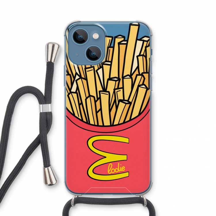 McElodie: iPhone 13 mini Transparant Hoesje met koord