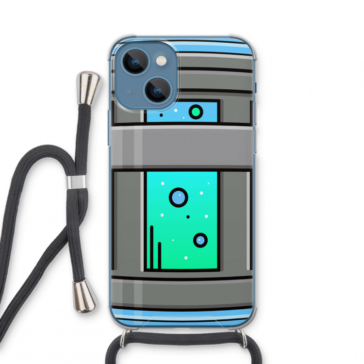 Chug Bottle: iPhone 13 mini Transparant Hoesje met koord