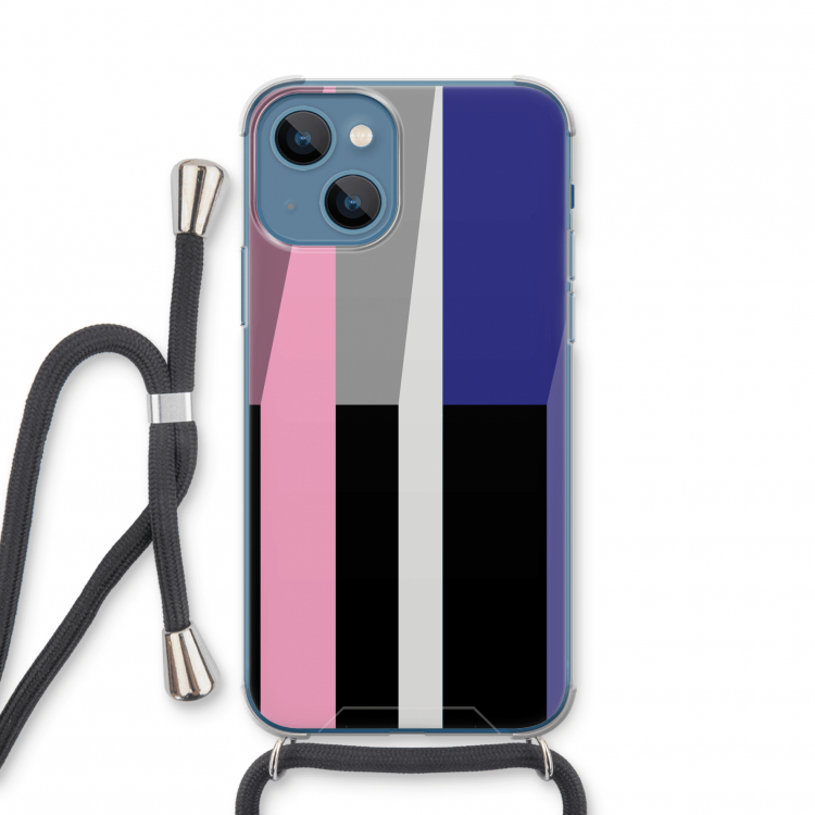 Gestalte 4: iPhone 13 mini Transparant Hoesje met koord