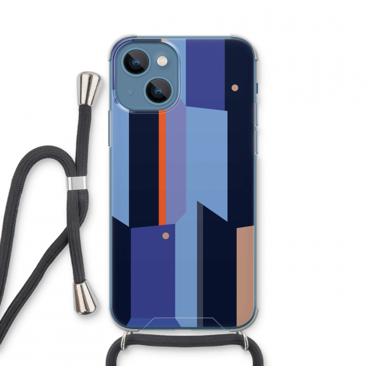 Gestalte 3: iPhone 13 mini Transparant Hoesje met koord