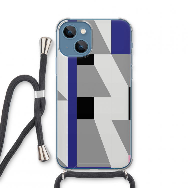 Gestalte 2: iPhone 13 mini Transparant Hoesje met koord