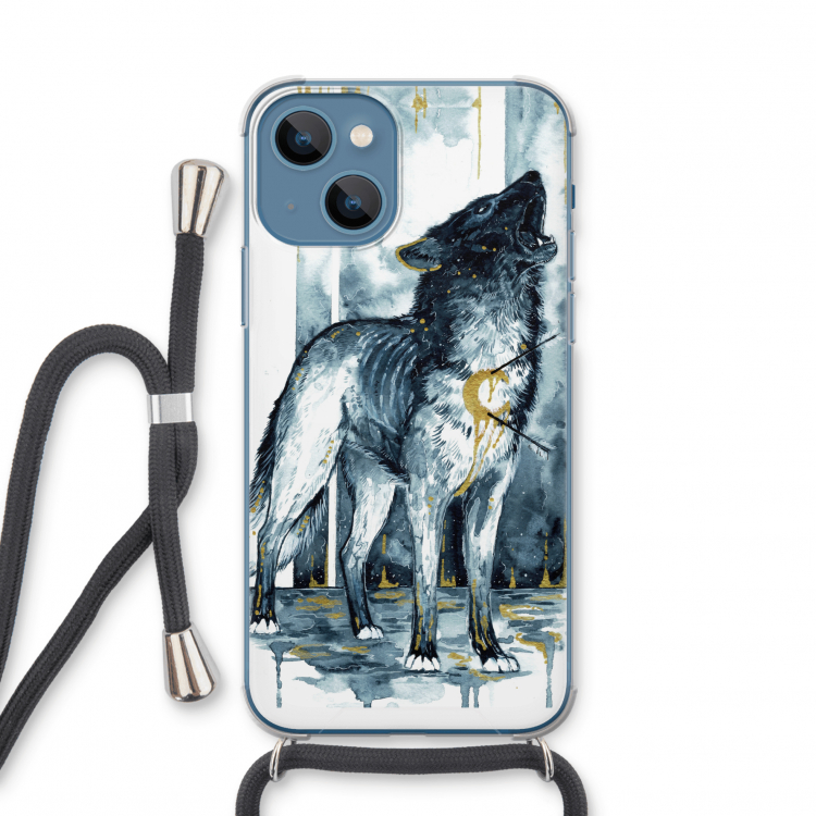 Bleeding Soul: iPhone 13 mini Transparant Hoesje met koord