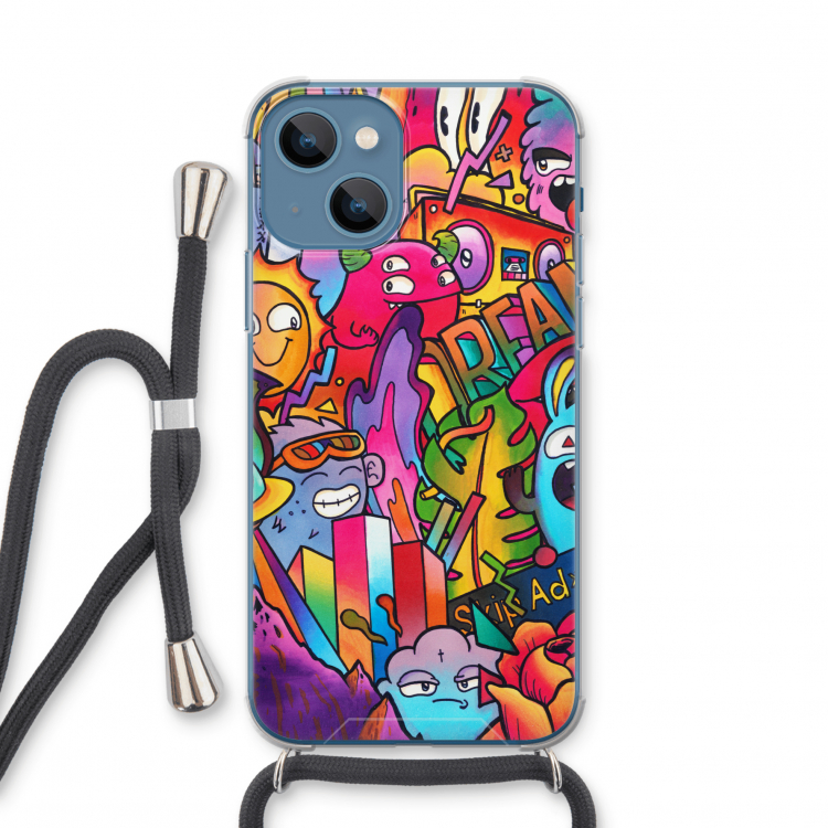 Dreams: iPhone 13 mini Transparant Hoesje met koord