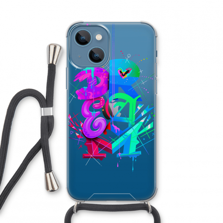 Dream: iPhone 13 mini Transparant Hoesje met koord