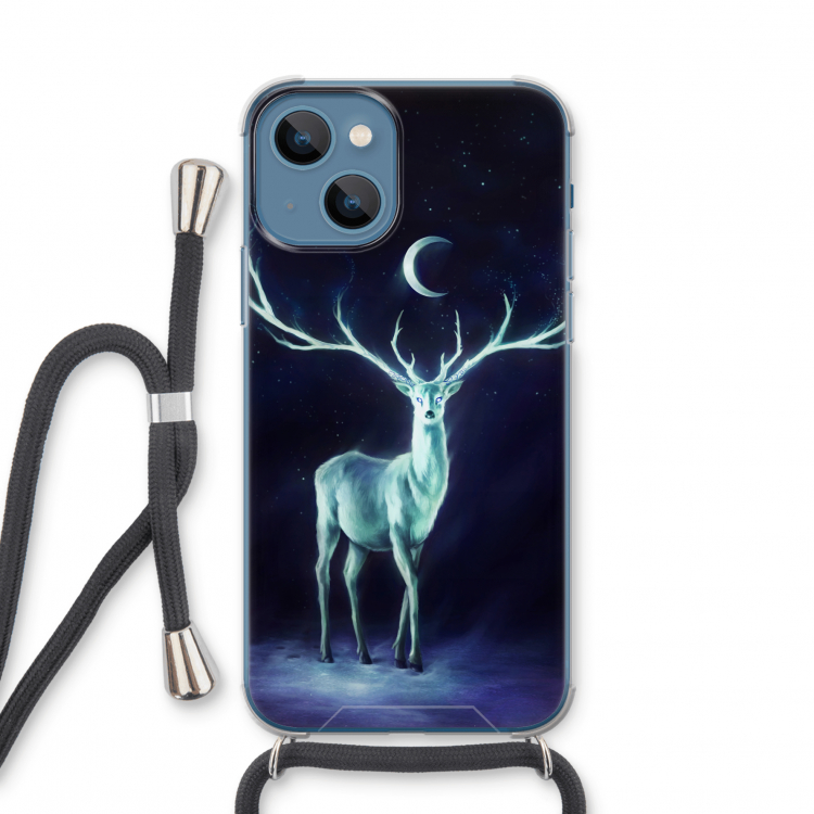 Nightbringer: iPhone 13 mini Transparant Hoesje met koord