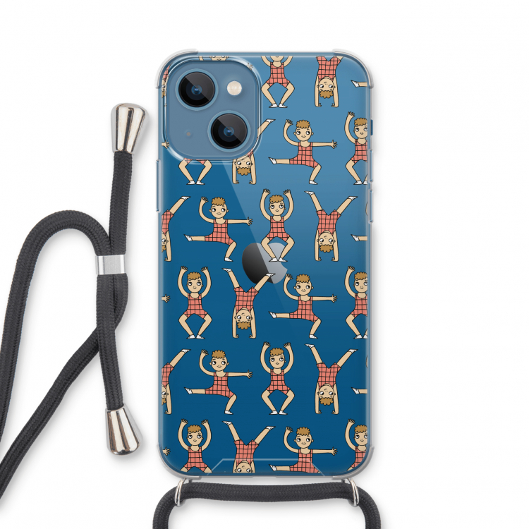 Gymboys: iPhone 13 mini Transparant Hoesje met koord